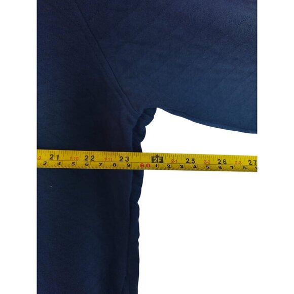 Goodfellow & Co XXL men's navy blue quilted sweater in cotton and polyester NWT - Picture 5 of 7